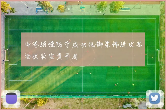 海港顽强防守成功抵御柔佛进攻客场收获宝贵平局